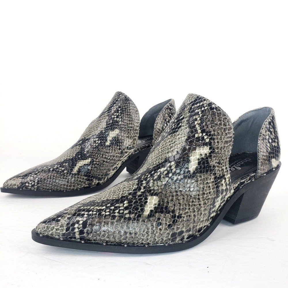 Charles David Parson Snake Print Womens Bootie Size 7